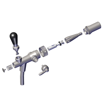 Tap Lindr chrome plated - Image 2